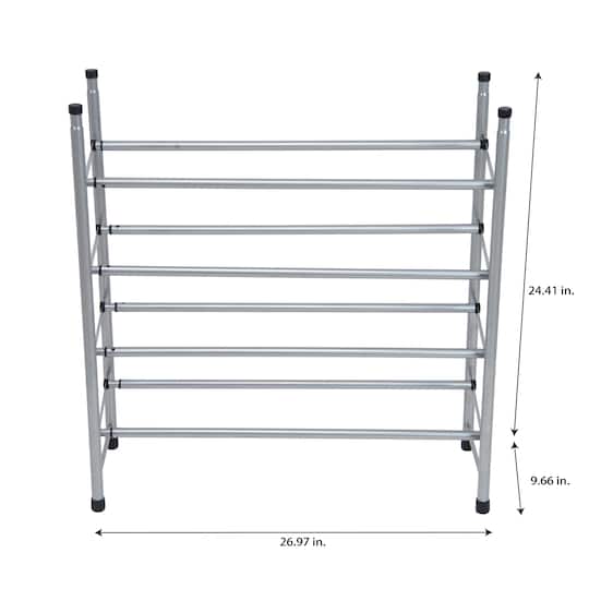 Simplify 4-Tier Expandable Shoe Rack